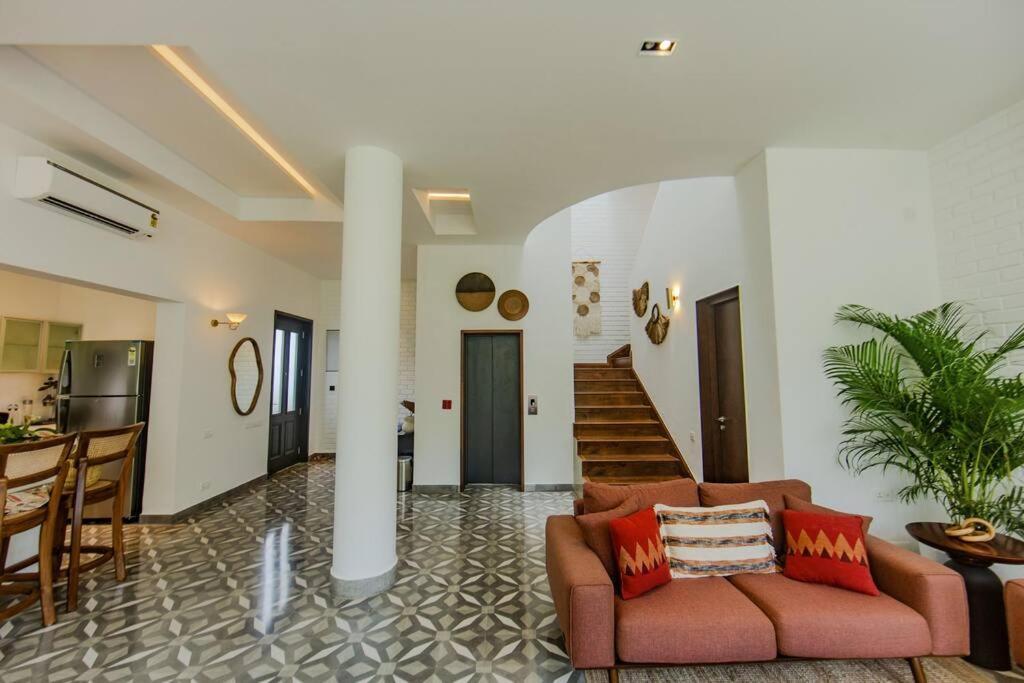 Presidential Luxury Villa Anjuna With Pvt Pool & Bathtub, Most Prime Location Eksteriør billede