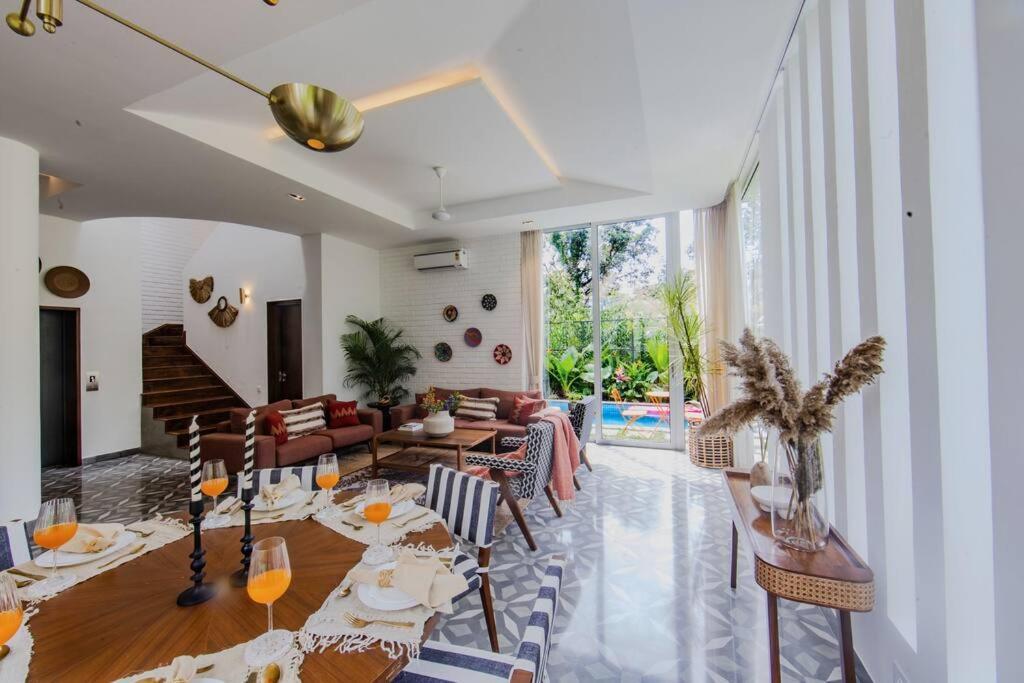 Presidential Luxury Villa Anjuna With Pvt Pool & Bathtub, Most Prime Location Eksteriør billede